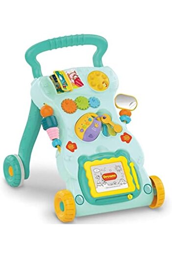 Generic 3-in-1 Baby Walker with Drawing Board and Remote Control