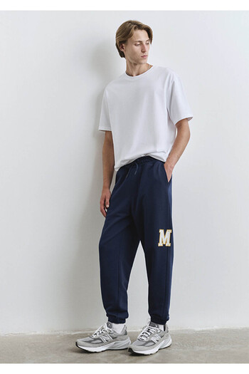 Mavi M Printed Navy Blue Men's Sweatpants M0010493-89353