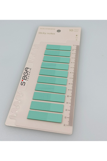 sibga tasarım Transparent Turquoise Green Color Postit Post-It Post It. Bookmark Bookmark Postit Sticker Note Paper