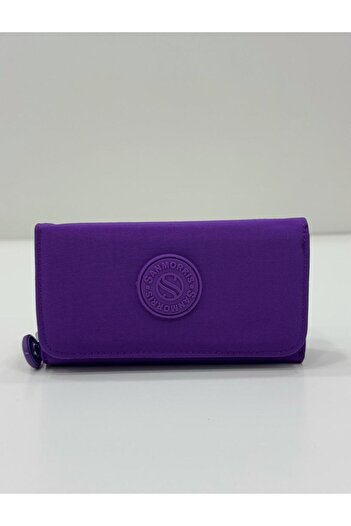 Çanta Trend Women's Zippered Multi-Compartment Card Compartment Wallet Srg
