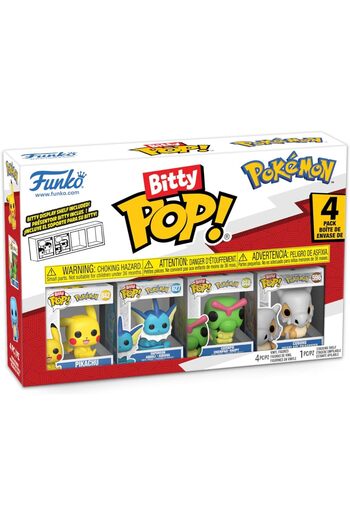 Funko Bitty POP: Pokemon- Pikachu 4'lü Paket