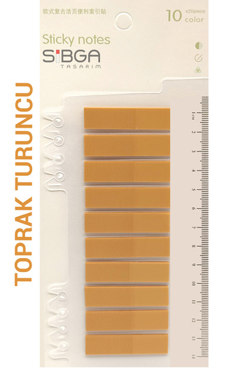 sibga tasarım Transparent Earth Orange Color Postit Post-It Post It. Bookmark Bookmark Postit Sticker Note Paper
