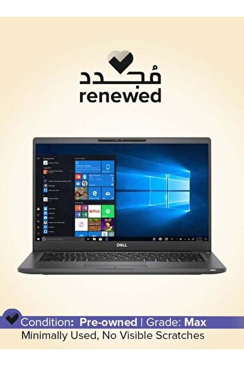 Dell Renewed Latitude 7400 Laptop, 14" Display, Core i5, 8th Gen, 16GB RAM, 256GB SSD, Black
