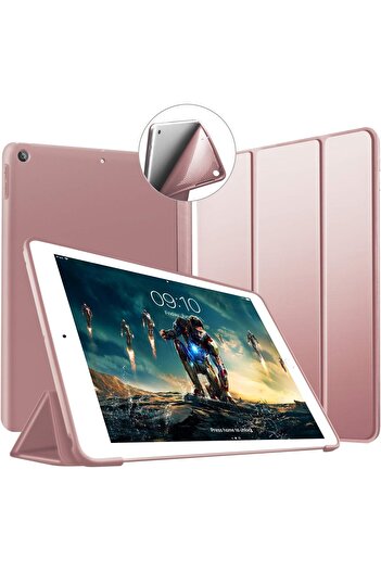 SIGLOO Husa Slim SmartCover Trifold pentru Huawei Matepad 10.4 inci silicon protectie360 rose golden