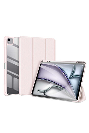SIGLOO Premium case for Apple iPad Air 13" (2024), Smart Pen support, PC back, anti-shock, Pink