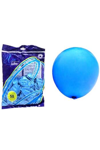 Balloon Set of 50 Party Balloons in Sky Blue Color