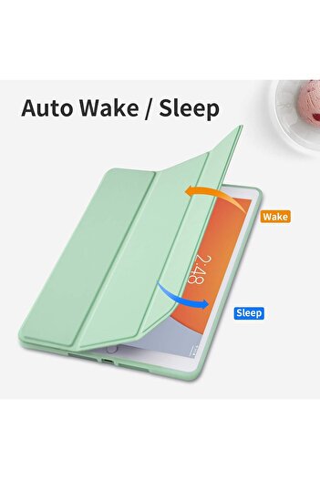 SIGLOO Premium case for Samsung Galaxy Tab A8 10.5 inches leather with Smart Pen support polycarbonate green