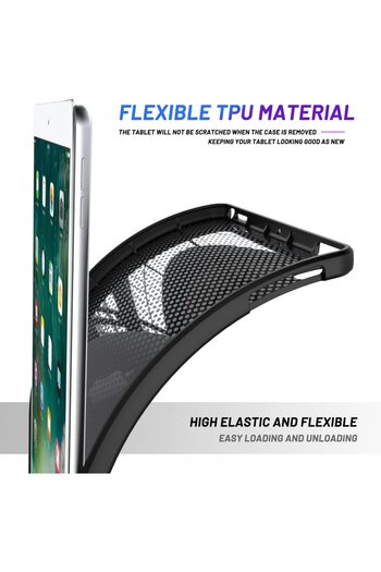 SIGLOO Husa Slim Smart Cover Trifold pentru Huawei Matepad 10.4 inci silicon protectie 360 black