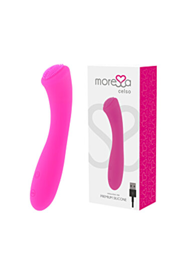 MORESSA Celso massager, silicone, 30 modes, USB