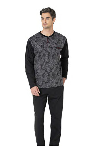 Pierre Cardin Erkek Jakarlı Uzun Kol Ev Giyim Takım VR.PC.e61.k11 Y01