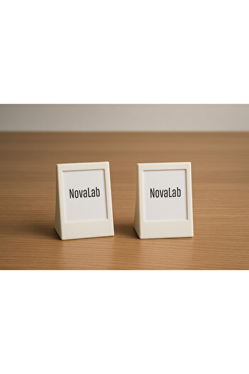 Nova lab Instax Photo Frame White 9X6 cm Instax Photo Frame Desktop - Pack of 2