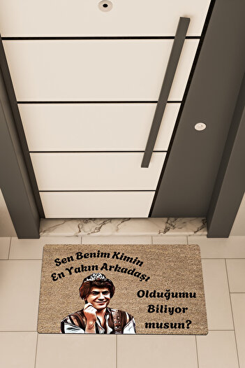 Dormot High Quality Digital Printing Brown, Prince Who's Friend, Themed Door Mat