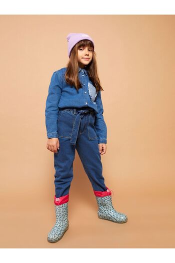 LC Waikiki Indigo Waist Elastic Basic Girl's Jean Trousers