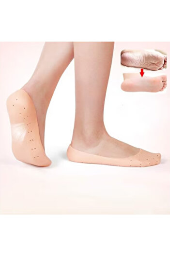 Expres Sosete din silicon Expres®, pentru calcaie si talpi crapate, efect de hidratare, marime universala