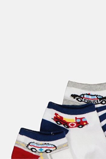 MUDD Kids Boy Printed Ankle Socks, Multicolor
