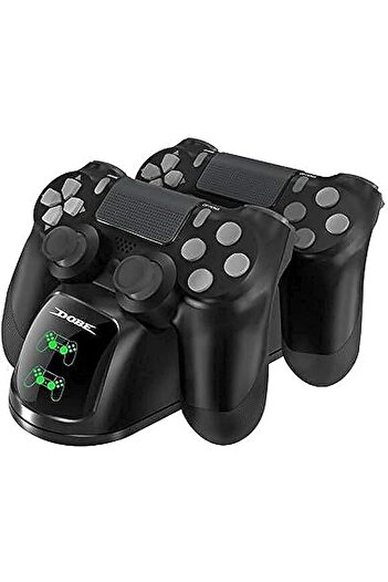 erorex وحدة تحكم Dual Shock لجهاز PS4 مع قاعدة شحن USB مزدوجة ووحدة تحكم PS4/Ps4 Slim/Ps4 Pro
