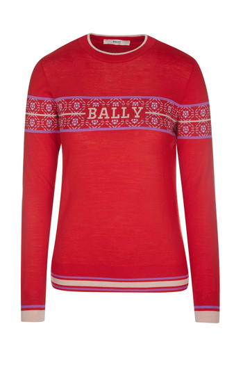 Bally Pánský svetr s kulatým výstřihem