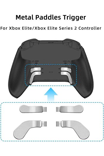 erorex Metal Stainless Steel Paddles Trigger Xbox Elite/Xbox Elite 2 Replacement Parts Accessories Kits