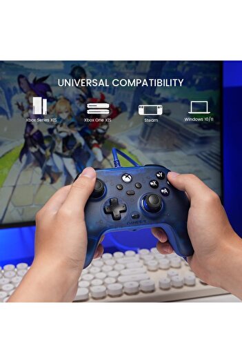 erorex وحدة تحكم سلكية T7 مع عصي تحكم بتأثير هول، لوحة ألعاب قابلة للتوصيل، Xbox Series X|S Xbox One Windows