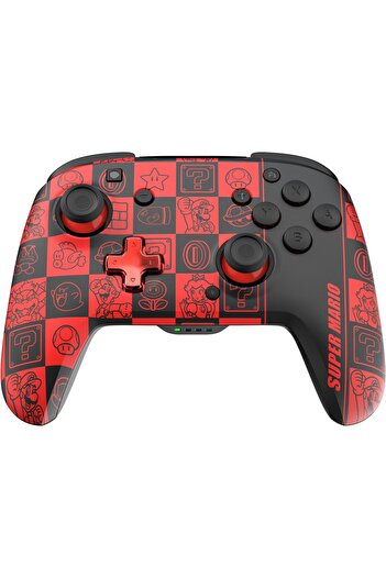erorex وحدة تحكم لاسلكية فاخرة رسمية لجهاز Nintendo Switch Glow Super Icons