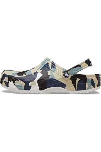 Crocs Ανδρικές λευκές παντόφλες Geo Camo Clog 211009-94S