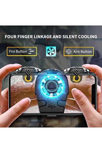 erorex Pubg Mobile Phone Triggers Pubg Mobile Gaming Controller Phone Cooling Fan Pubg Controller Cooler