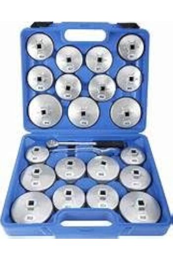 erorex Comprehensive 23-Piece Oil Filter Wrench Kit - Universal Auto Cap Tool Set Efficient Oil Change -