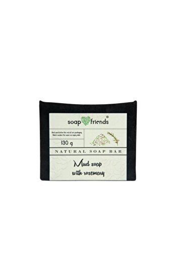 Soap&Friends Mineral Rich Natural Mudbath Soap Bar | 130g Soap for Cleansing and Nourishing purposes