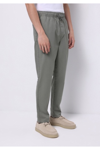 Colin's Ανδρικό πράσινο παντελόνι Comfort Fit με μεσαίο ύψος και μακρύ πόδι