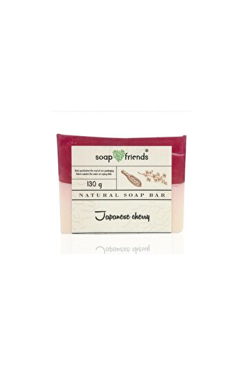 Soap&Friends Japanese Cherry Soap Bar | 130g Cherry Soap for Daily Moisturizing Cleanse and Sensory Delight