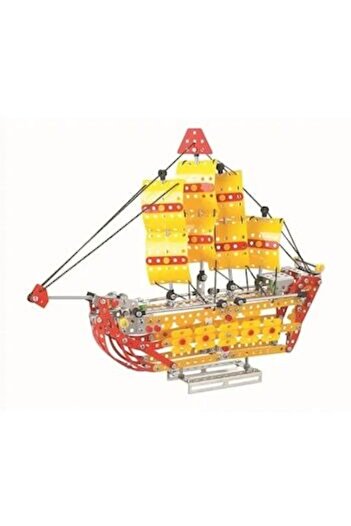 Ovs Set de constructie pentru copii, Vapor, 455 piese metalice