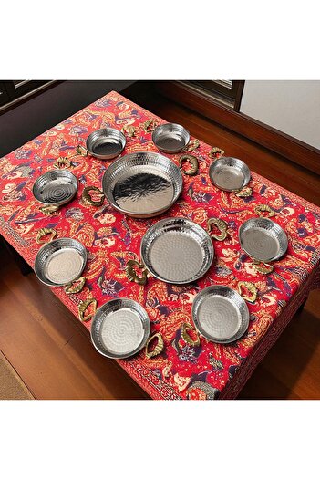 BARITCIOGLU Copper Sahan Team Breakfast Menemen Omelette Pans