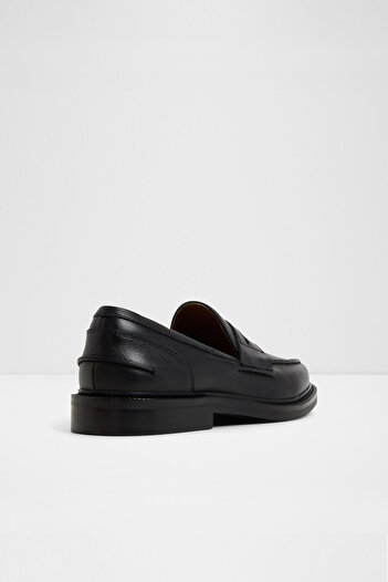 Aldo Buckley - Men's Black Genuine Leather Slip-On Loafer