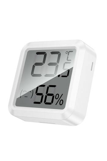 REDz Accessories Digital Hygrothermometer, HOCO HX40, Temperature and Humidity, LCD Display, White
