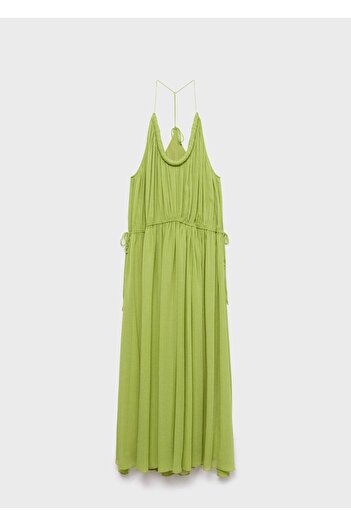 MANGO Woman Oversize pileli elbise