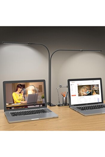 Generic 144 LED Desk Lamp with Clamp, [3 Color & 10 Brightness] Dimmable Reading Lamp with 27.6'' Flexible G