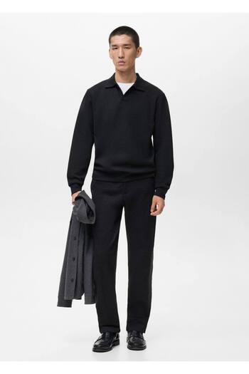 MANGO Man Regular kesim polo sweatshirt