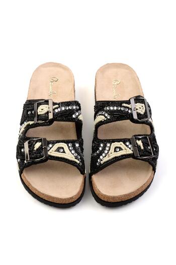 Bambi Black Women's Slippers K04678080887