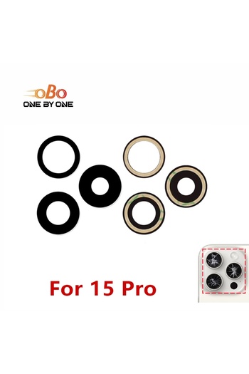 Choice4 For 15 Pro Back Rear Camera Lens Glass For iPhone 13 14 15 16 PLUS PRO MAX MINI Lens Glass with Pre-
