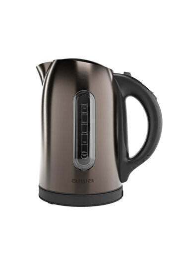 Aiwa Konvice AKT-3000D, 1,7 l, 2200 W, digitální ovládání, ochrana proti přehřátí, nerezová ocel, hnědá