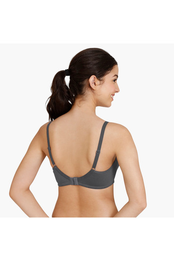 Zivame Non-Padded Bra with Hook and Eye Closure