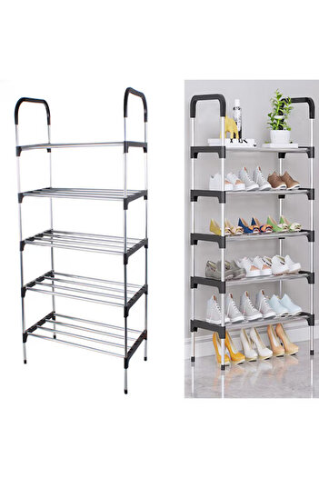 OEM Shoe rack with 5 shelves for shoes, Shoe rack, Dimensions 57 x 30 x 102 cm