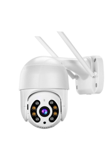 Tradeo Outdoor WiFi Security Camera, 1080P HD, IP66 Waterproof, 320° Pan, 110° Tilt, Night Vision, Audio