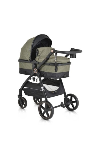 Moni Tokyo Green 2in1 convertible stroller up to 22 kg, Aluminum frame, Parental handle and backrest