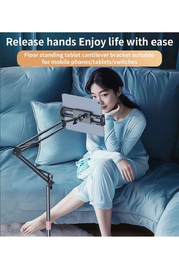 Yesido Yesido C295 Mobile Phone and Tablet Holder - Flexible Desk Stand with 360° Rotation and Floor Stand Design