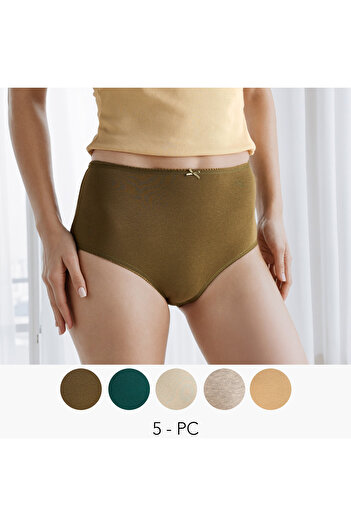 FAV Set of 5 - Bow Detail Full Briefs