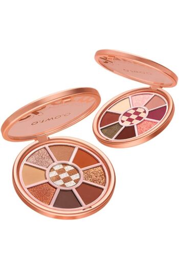O.TWO.O Cosmetics FASHIONISTADEAL LOVE MARK EYSHADOW PALETTE (PINK BROWN STORM)
