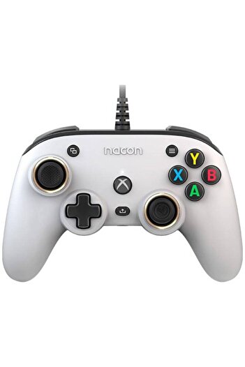 Nacon Controller cu Fir Pro Compact Programabil, Dolby Atmos, Xbox, PC Alb