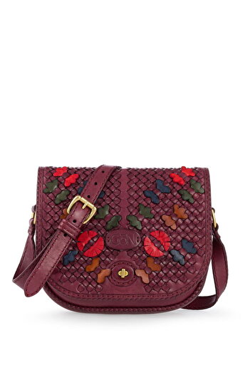 GÖN Handmade Purple-Multicolor Women's Crossbody Bag Kasis