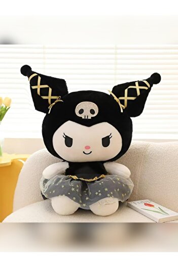 TIGOES Kuromi Black & Gold Series Plush Toy 35 cm